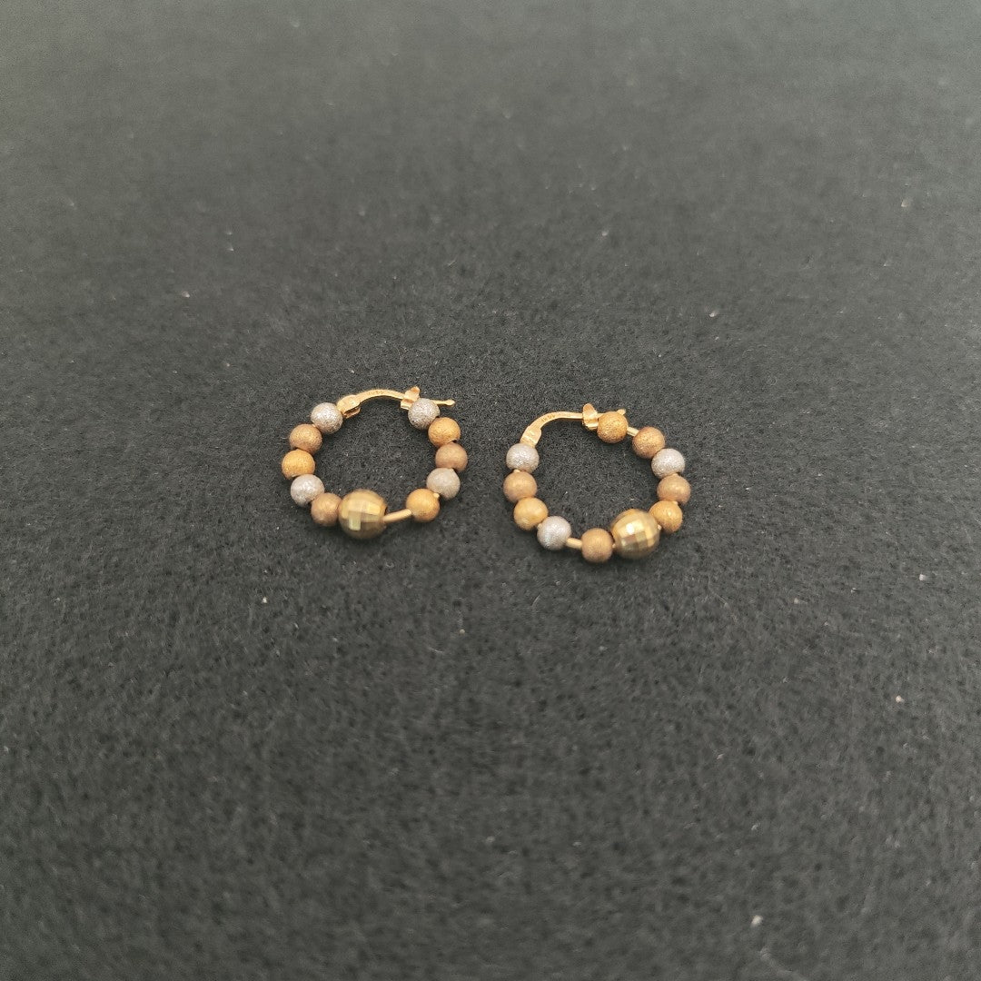 ARRACADAS PAR ORO 14 K 5.5 GRMS (SEMINUEVO)