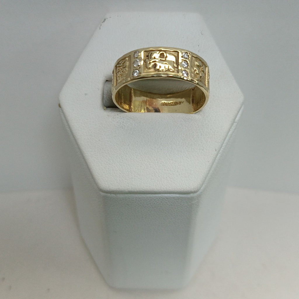 ARGOLLA DE LA SUERTE ORO 14 K 4,00 GRMS (SEMINUEVO)
