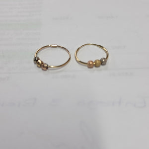 ARRACADAS PAR ORO 10 K 0.8 GRMS (SEMINUEVO)