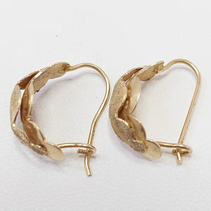 ARETES PAR ORO 14 K 2.4 GRMS (SEMINUEVO)