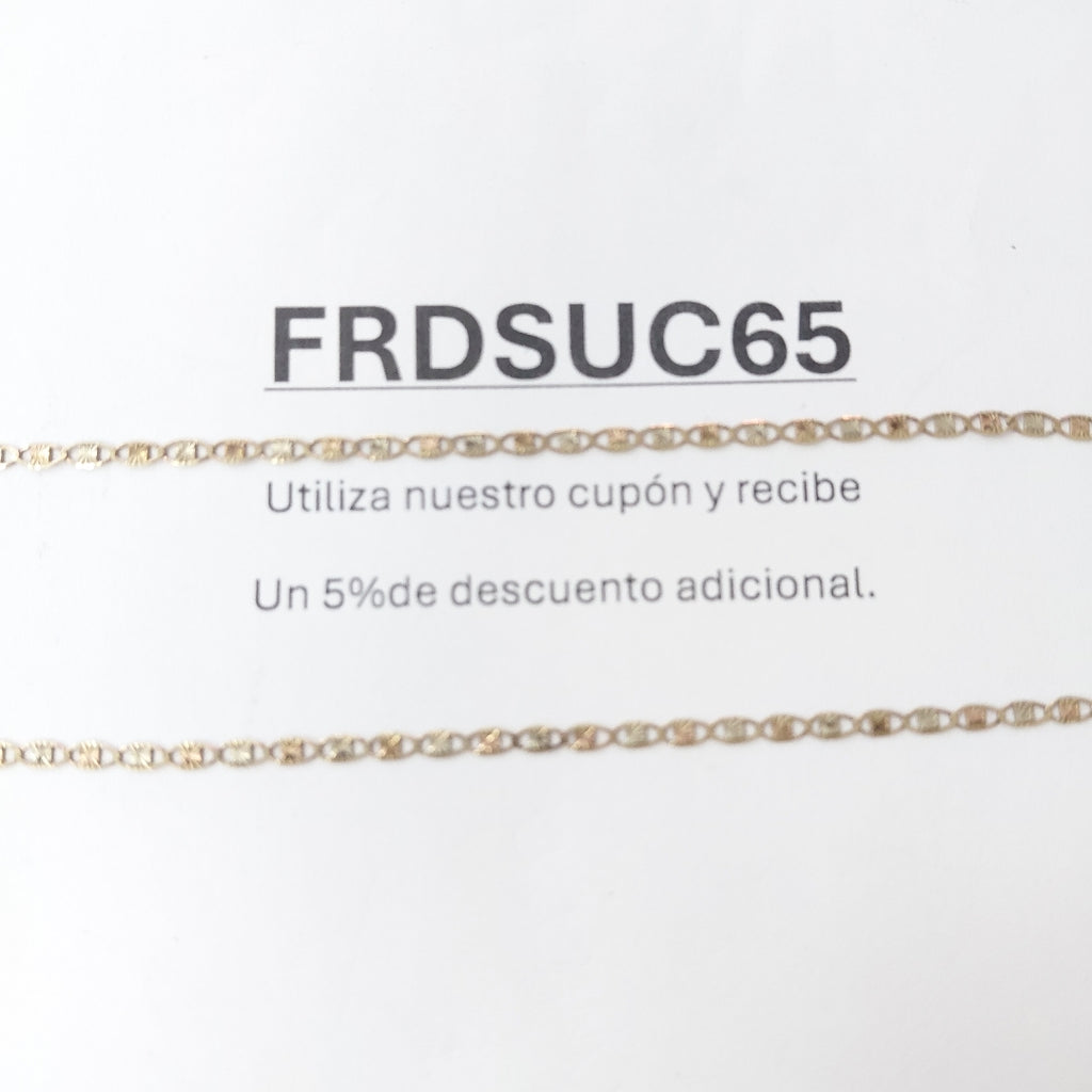 CADENA ORO 10 K 2,60 GRMS (SEMINUEVO)
