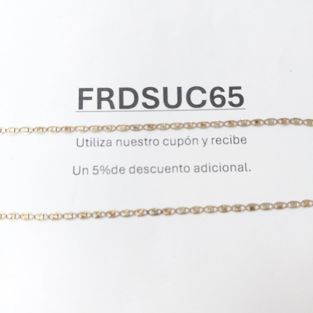CADENA ORO 10 K 2,60 GRMS (SEMINUEVO)