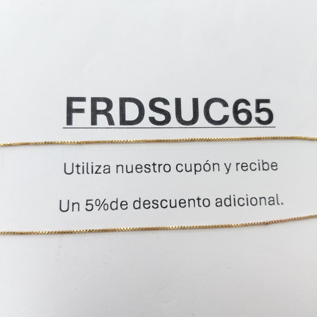 CADENA ORO 10 K 1,70 GRMS (SEMINUEVO)