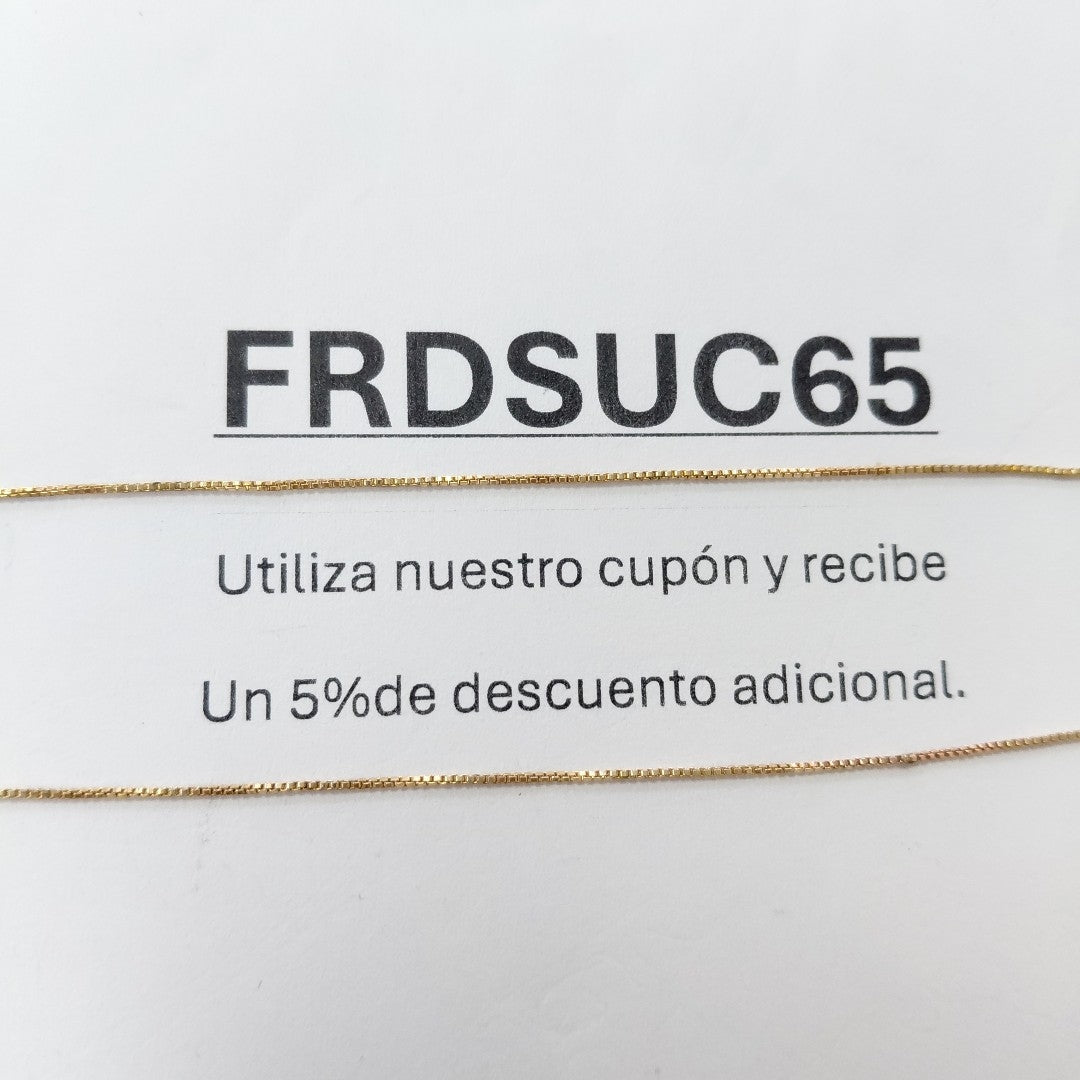 CADENA ORO 10 K 1,70 GRMS (SEMINUEVO)