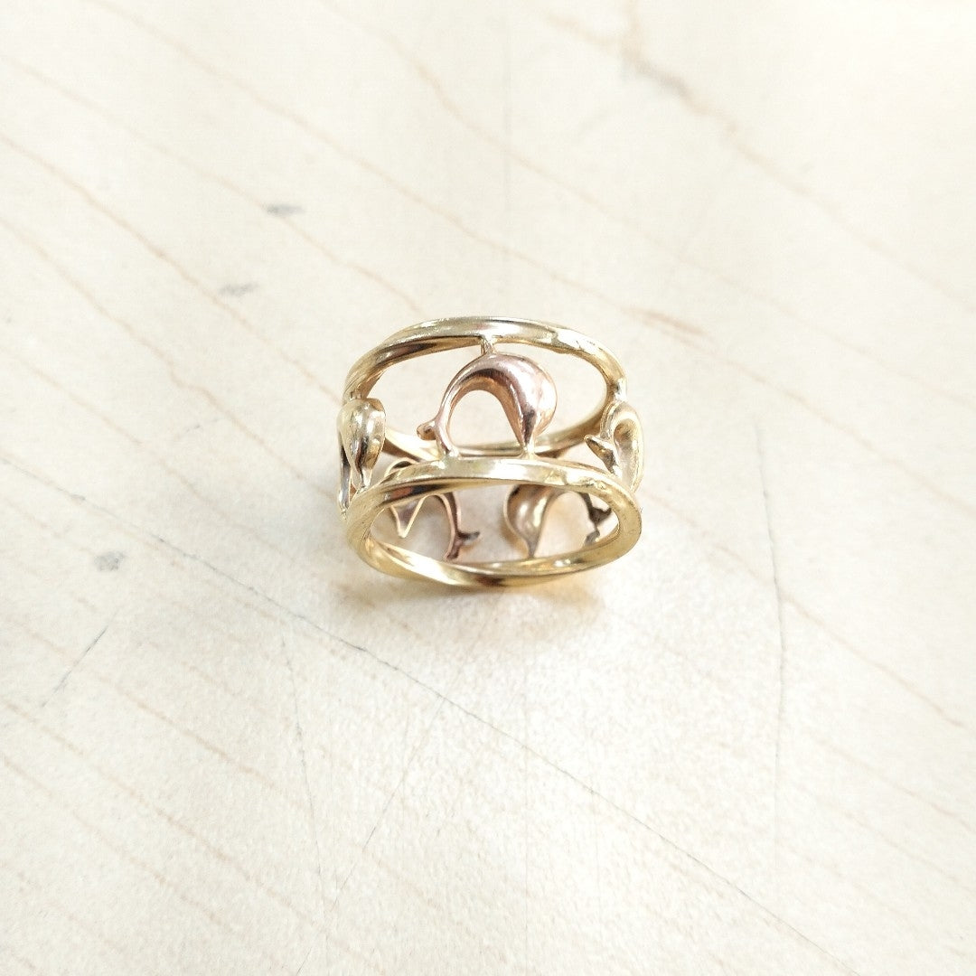 ANILLO ORO 14 K 2,70 GRMS (SEMINUEVO)