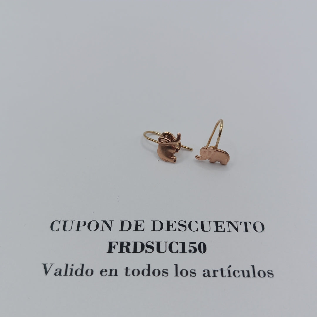 ARETES PAR ORO 10 K 1 GRMS (SEMINUEVO)