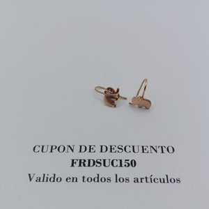 ARETES PAR ORO 10 K 1 GRMS (SEMINUEVO)