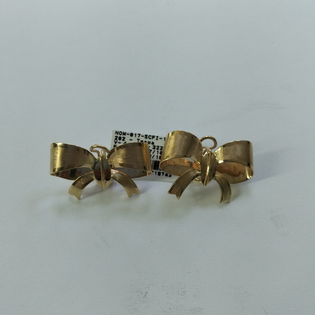 ARETES PAR ORO 10 K 8,40 GRMS (SEMINUEVO)