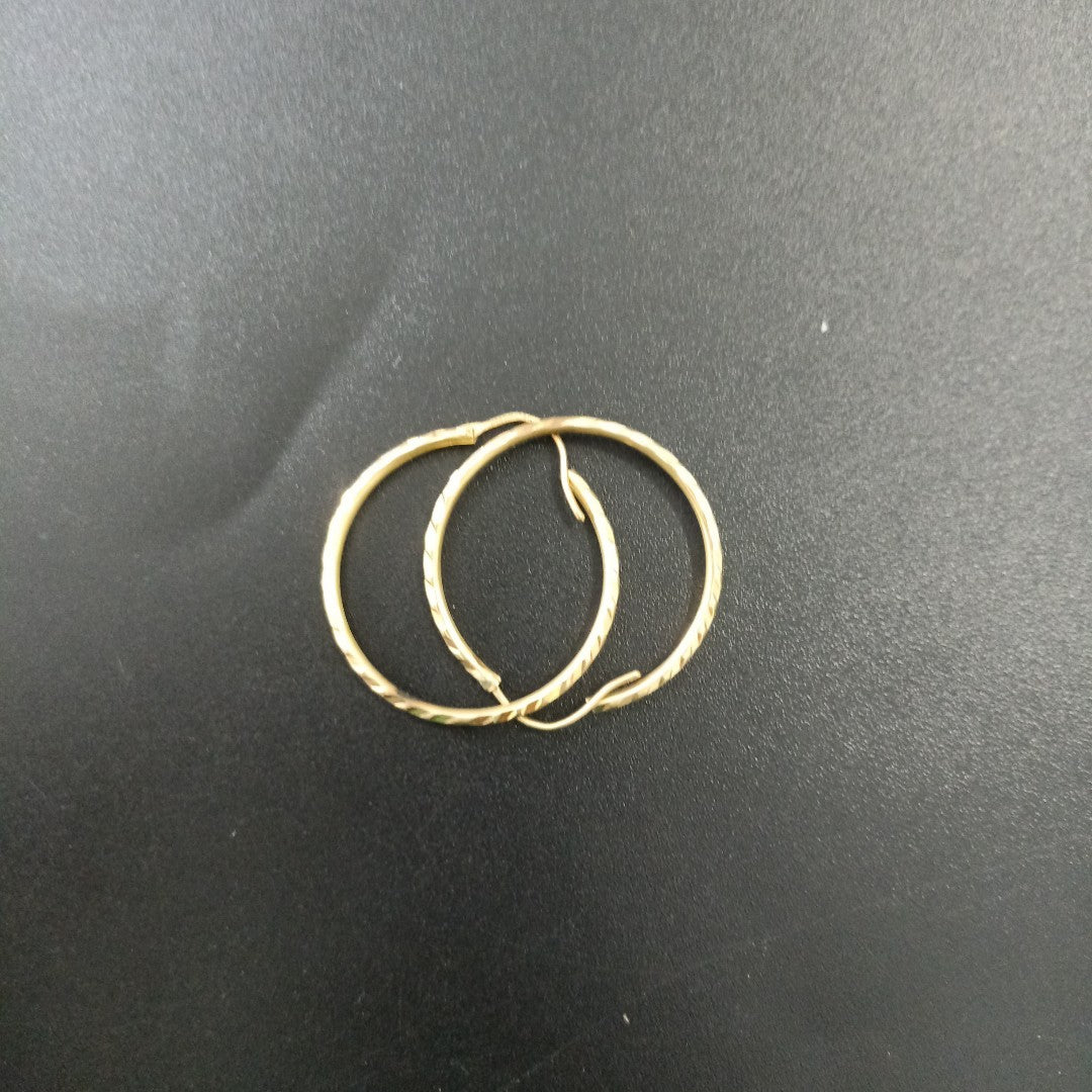 ARRACADAS PAR ORO 14 K 2.6 GRMS (SEMINUEVO)