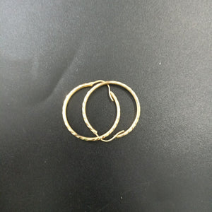 ARRACADAS PAR ORO 14 K 2.6 GRMS (SEMINUEVO)