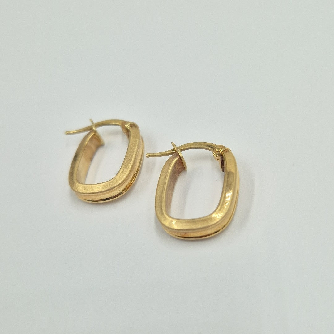 ARRACADAS PAR ORO 14 K 2,00 GRMS (SEMINUEVO)