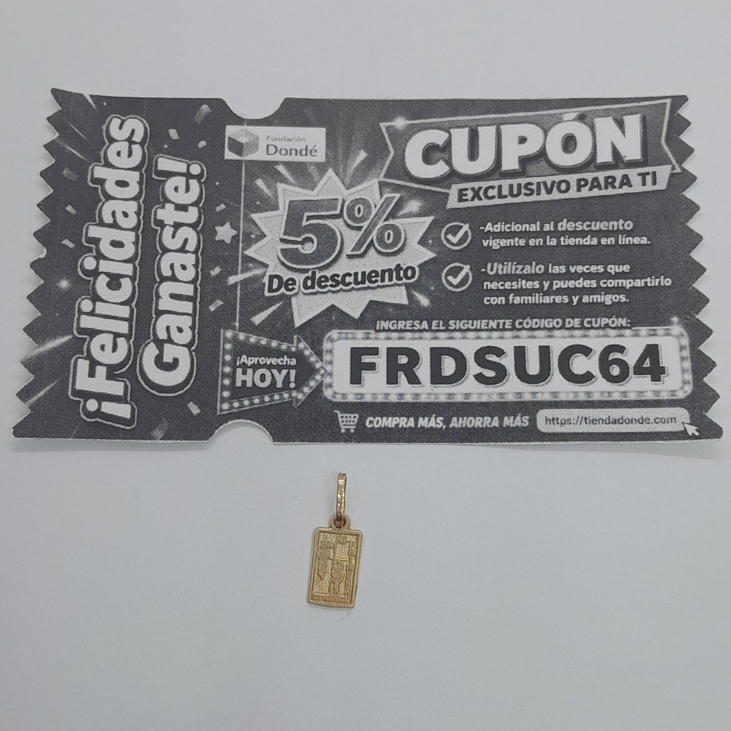 DIJE ORO 14 K 0,70 GRMS (SEMINUEVO)