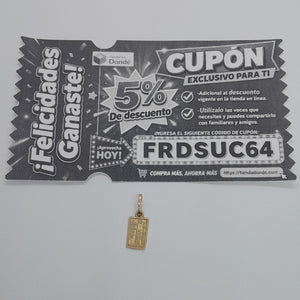 DIJE ORO 14 K 0,70 GRMS (SEMINUEVO)