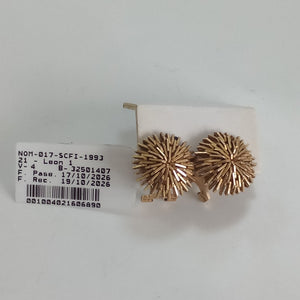 ARETES PAR ORO 18 K 8 GRMS (SEMINUEVO)