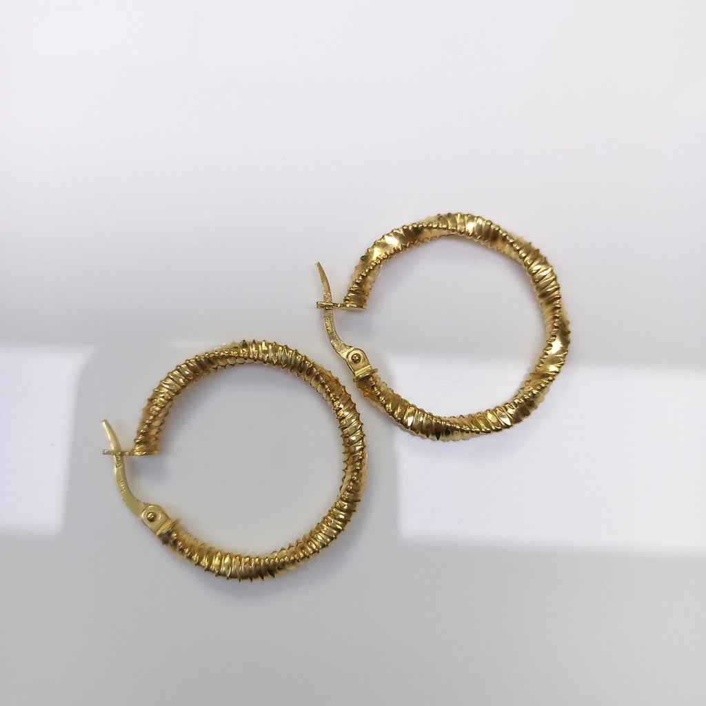 ARRACADAS PAR ORO 14 K 2.2 GRMS (SEMINUEVO)