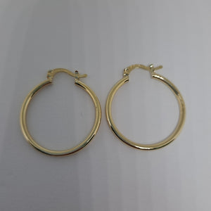 ARETES TEJIDO ARRACADAS LISAS 14K 1.5 GR (NUEVO)