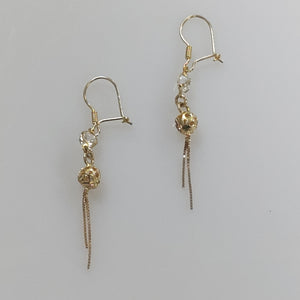 ARETES PAR ORO 10 K 1,20 GRMS (SEMINUEVO)