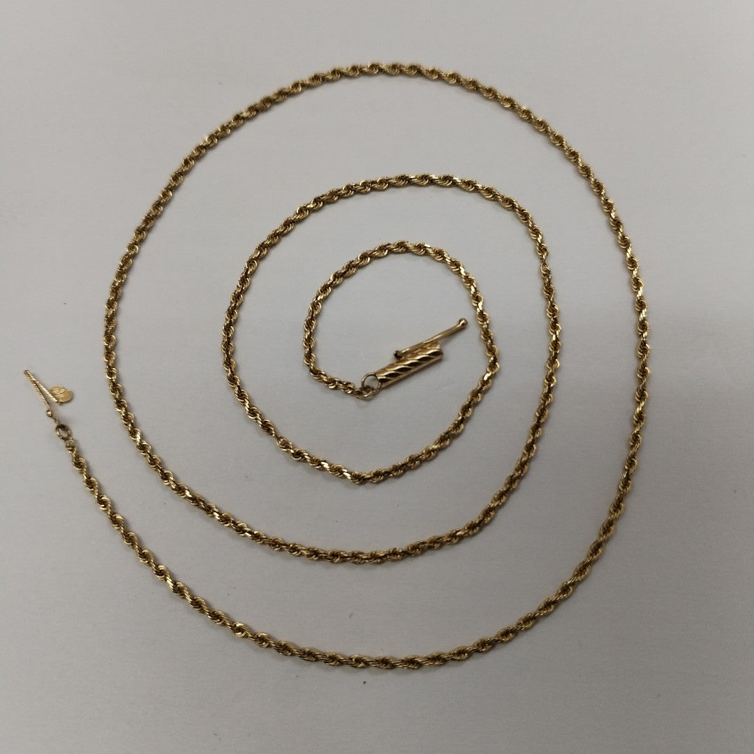 CADENA ORO 14 K 3.6 GRMS (SEMINUEVO)