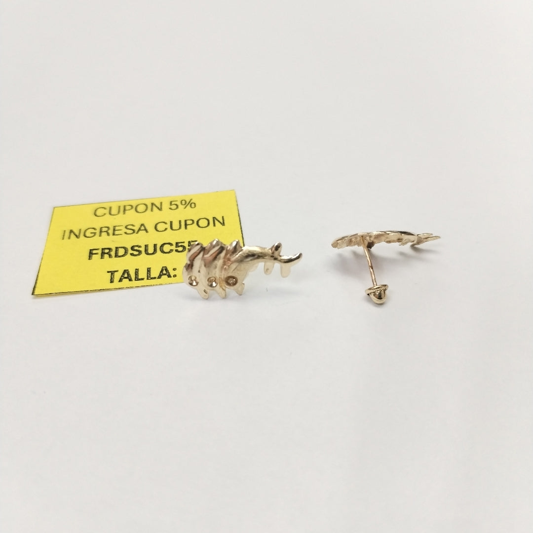 ARETES PAR ORO 10 K 0.4 GRMS (SEMINUEVO)
