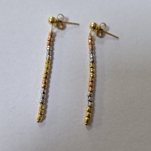 BROQUELES PAR ORO 14 K 2 GRMS (SEMINUEVO)