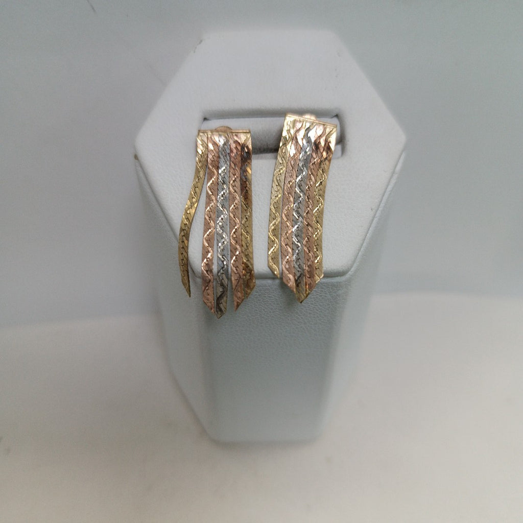 ARETES PAR ORO 14 K 2,20 GRMS (SEMINUEVO)