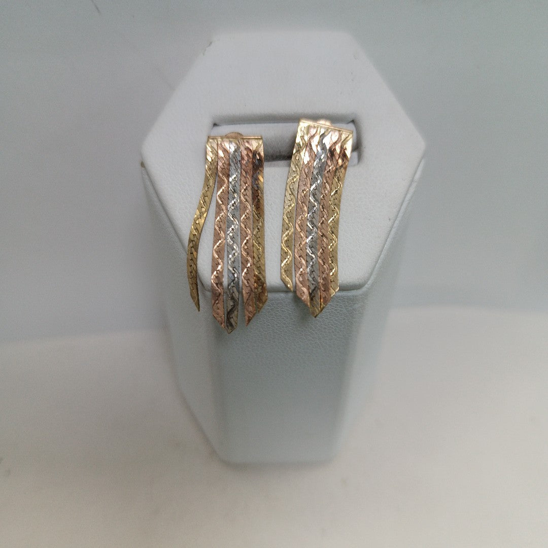 ARETES PAR ORO 14 K 2,20 GRMS (SEMINUEVO)