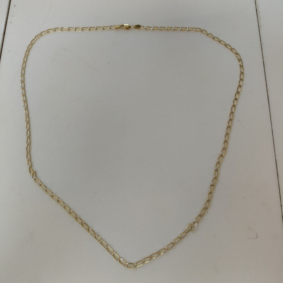 CADENA ORO, RODIADO 14 K 8.9 GRMS (SEMINUEVO)