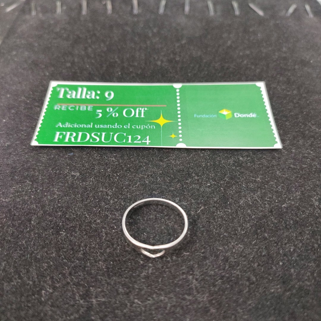 ANILLITO ORO BLANCO 14 K 1,60 GRMS (SEMINUEVO)