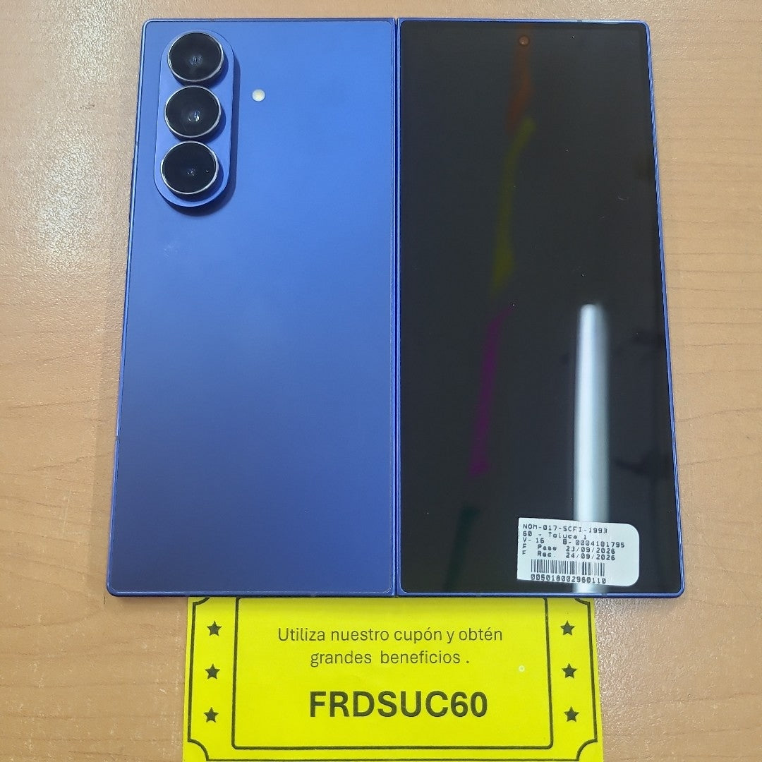 CELULAR SAMSUNG GALAXY Z FOLD7 SM-F966B (2025) 1 TB 16 GB RAM (SEMINUEVO)