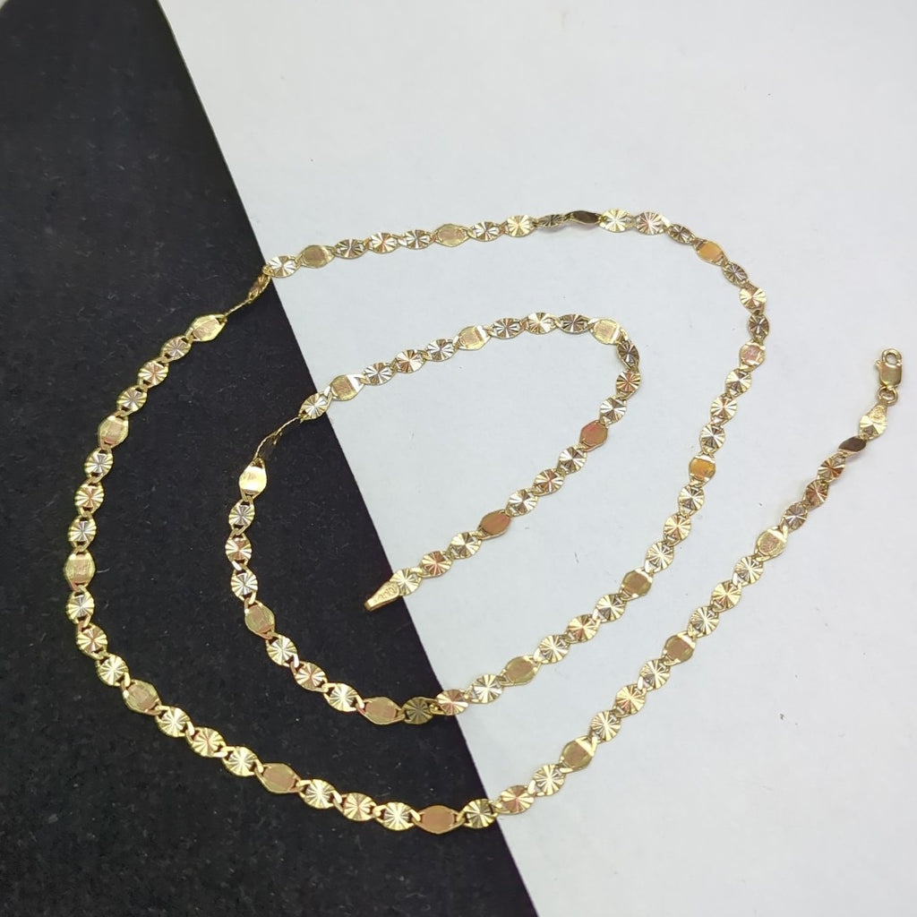 CADENA ORO COMBINADO 14 K 6,50 GRMS (SEMINUEVO)