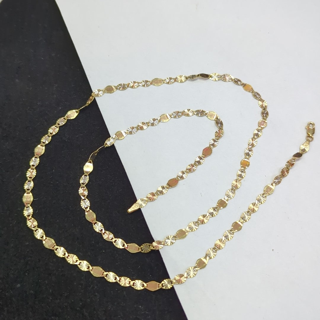 CADENA ORO COMBINADO 14 K 6,50 GRMS (SEMINUEVO)