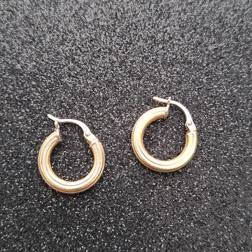 ARRACADAS PAR ORO 10 K 1.6 GRMS (SEMINUEVO)
