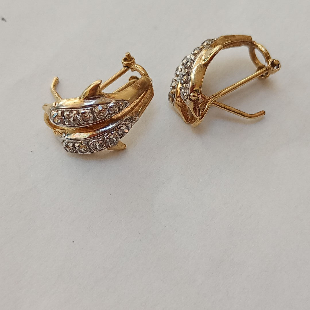 ARETES PAR ORO 10 K 3,70 GRMS (SEMINUEVO)