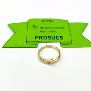 ANILLITO ORO 14 K 1.8 GRMS (SEMINUEVO)