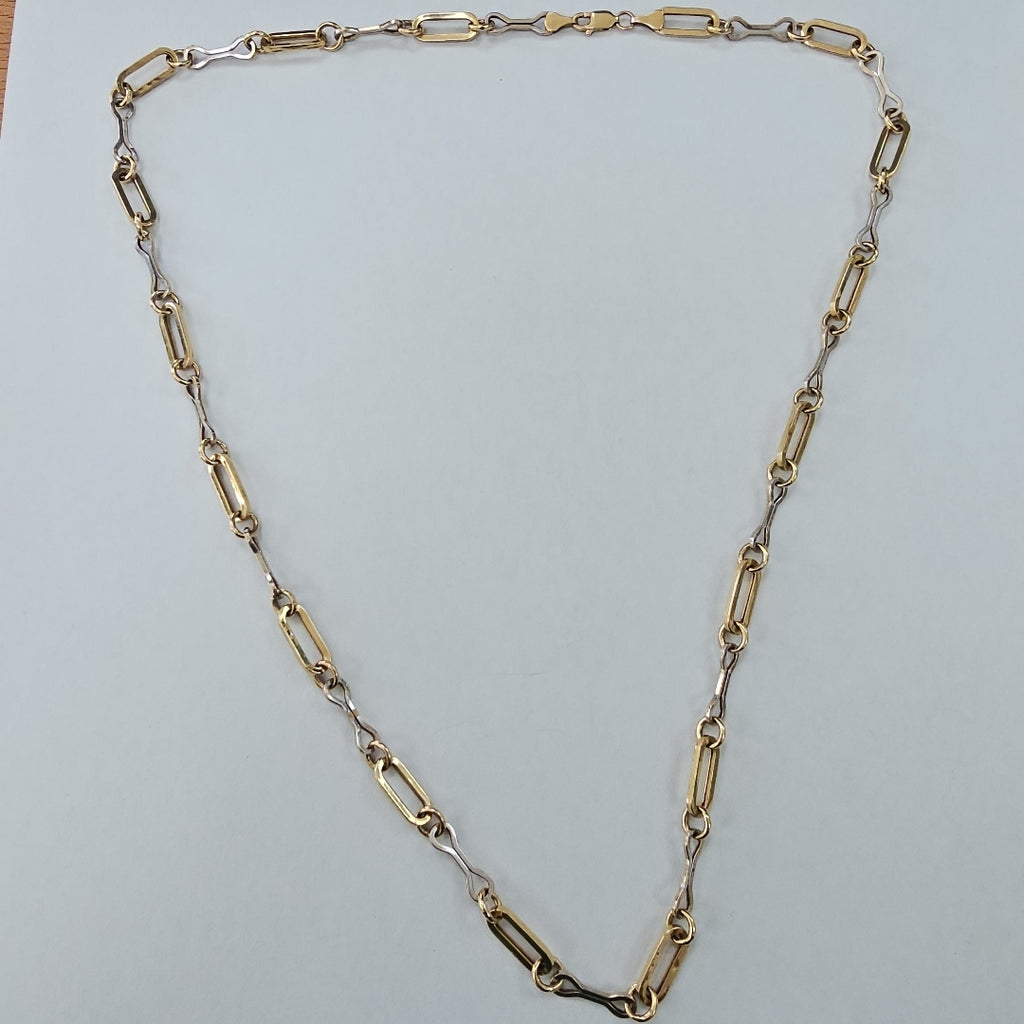 CADENA ORO,ORO BLANCO 14 K 8,40 GRMS (SEMINUEVO)