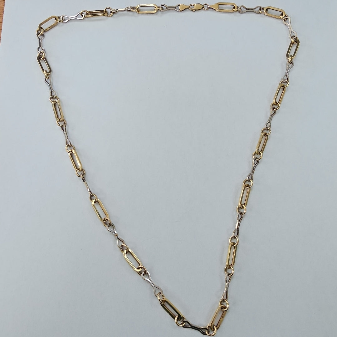 CADENA ORO,ORO BLANCO 14 K 8,40 GRMS (SEMINUEVO)