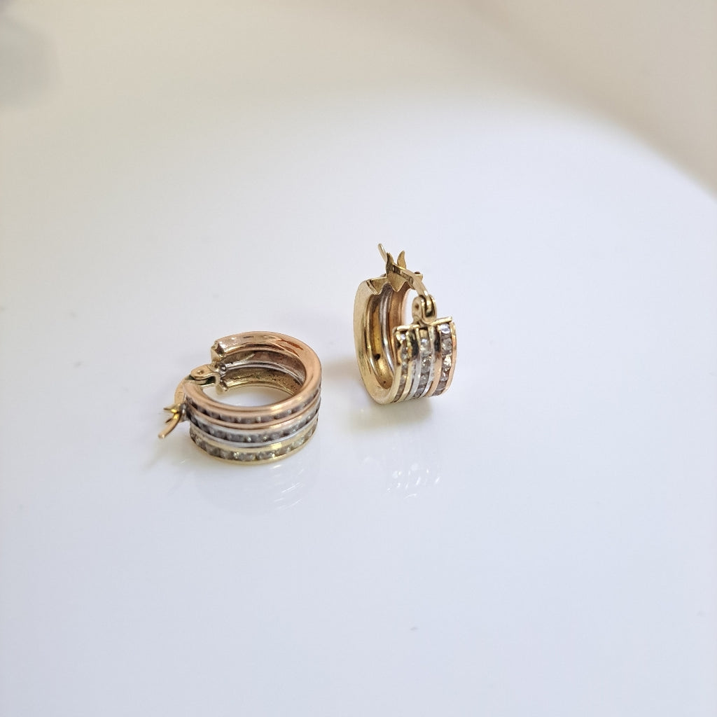 ARRACADAS PAR ORO 10 K 2,60 GRMS (SEMINUEVO)