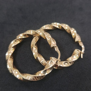 ARRACADAS PAR ORO 14 K 6.3 GRMS (SEMINUEVO)