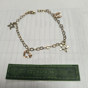 PULSERA ORO COMBINADO 14 K 2,50 GRMS (SEMINUEVO)