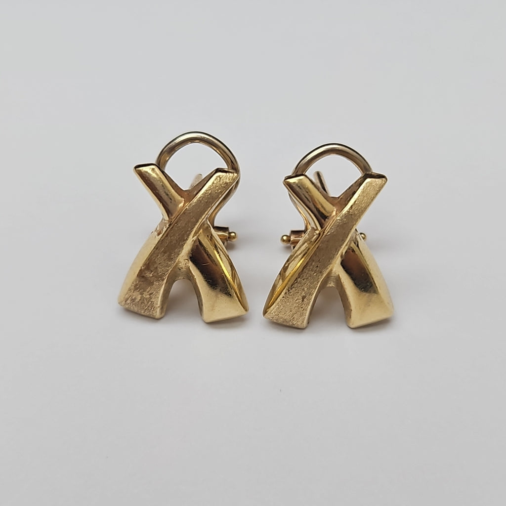 ARETES PAR ORO 14 K 3,90 GRMS (SEMINUEVO)