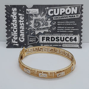 PULSERA RIGIDA ORO 14 K 19,20 GRMS (SEMINUEVO)