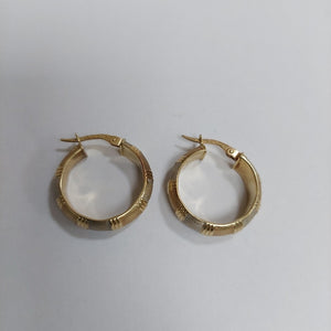 ARRACADAS PAR ORO 14 K 3.5 GRMS (SEMINUEVO)