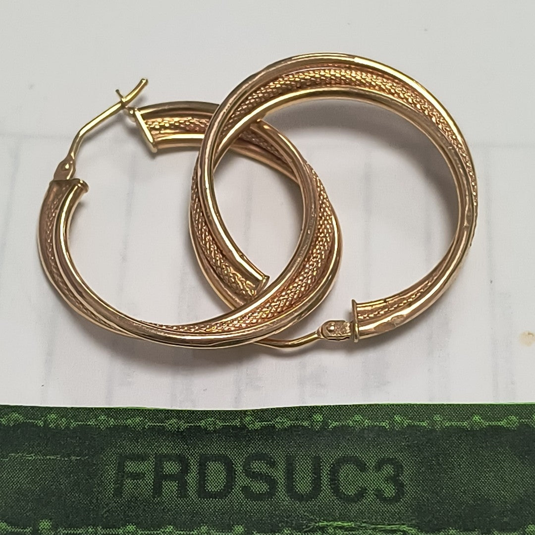 ARRACADAS PAR ORO 14 K 2.1 GRMS (SEMINUEVO)