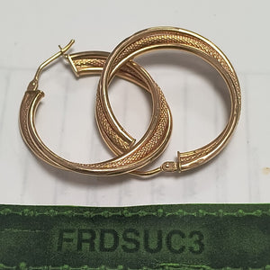 ARRACADAS PAR ORO 14 K 2.1 GRMS (SEMINUEVO)