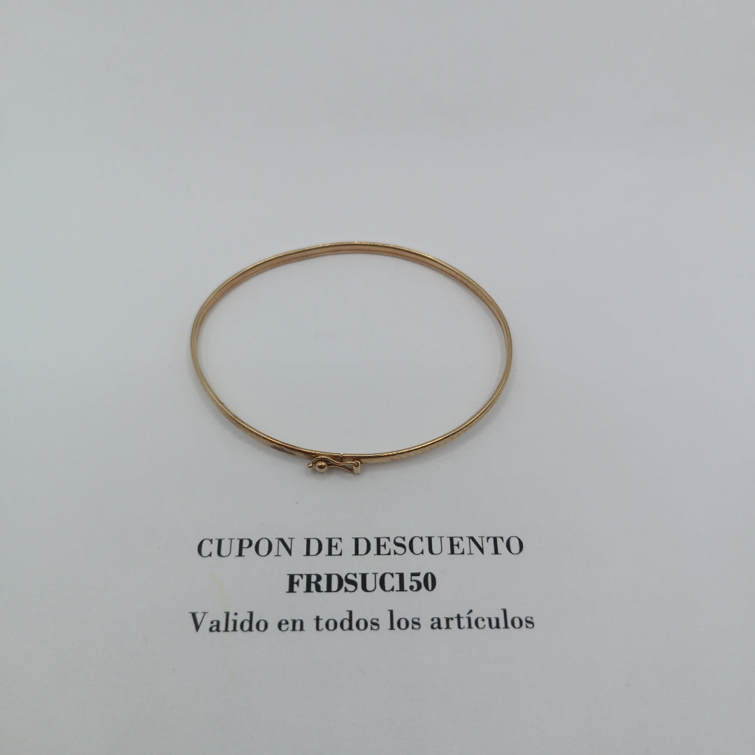 PULSERA RIGIDA ORO 10 K 3,20 GRMS (SEMINUEVO)