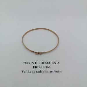 PULSERA RIGIDA ORO 10 K 3,20 GRMS (SEMINUEVO)