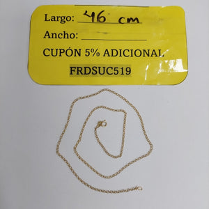 CADENA ORO 14 K 2.2 GRMS (SEMINUEVO)