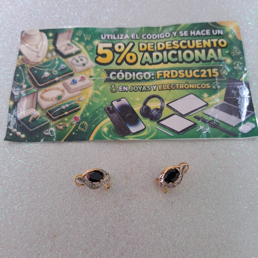 ARETES PAR ORO 10 K 3 GRMS (SEMINUEVO)