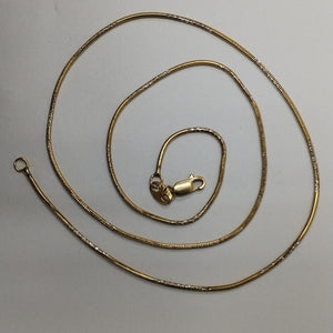 GARGANTILLA ORO 14 K 4,40 GRMS (SEMINUEVO)