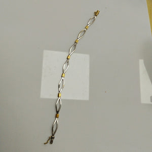 PULSERA ORO, ORO BLANCO 14 K 7 GRMS (SEMINUEVO)